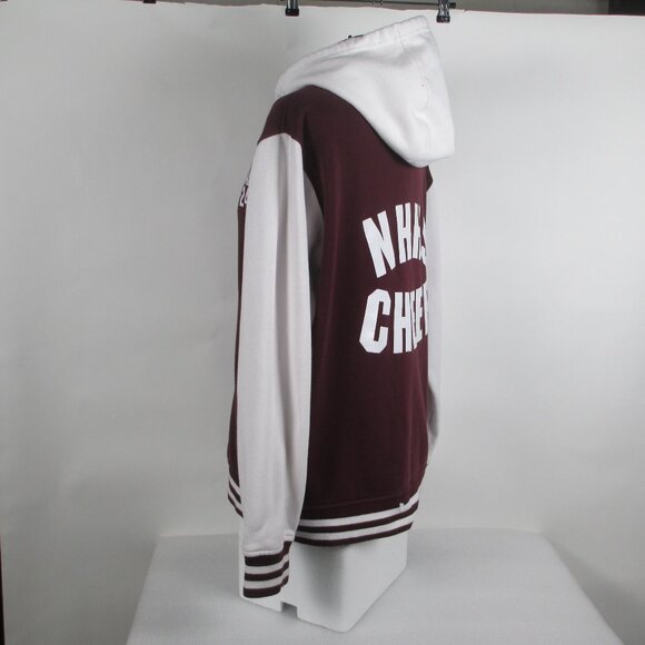 CHEER TEAM LETTERMAN HOODIE JACKET - Picture 6 of 14
